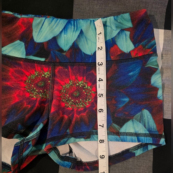 Fleo Floral Print Athletic Shorts - Picture 3 of 5